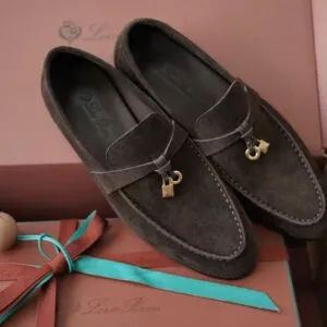 dark brown shoes for women from loro piana in emirates